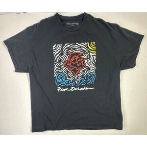 Pink Dolphin Sz XLarge WAVES T-SHIRT Black Pink Multicolor